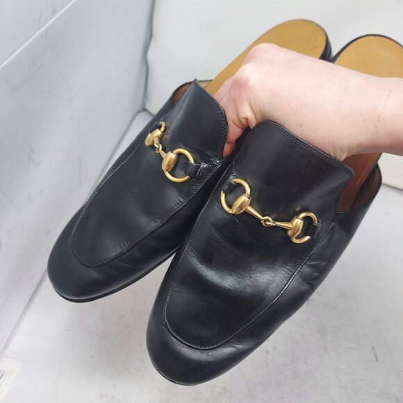 Gucci Black Horsebit Princetown Slide Mule - Picture 11 of 11